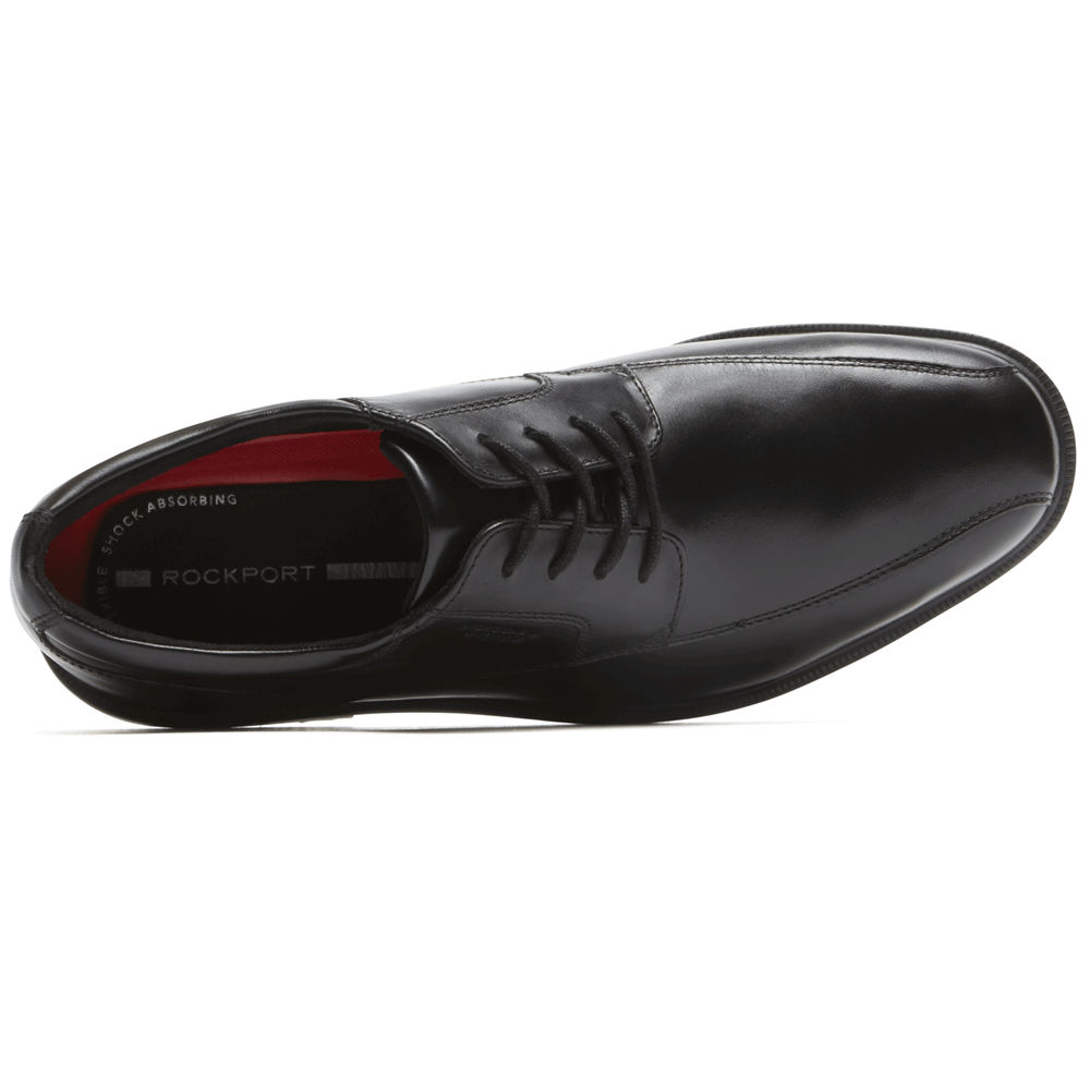 Rockport Singapore Mens Oxfords - Essential Details II Bike Toe Black - XQ4810675